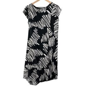 P. Luca Milano Dress Womens Size M/L Lightweight Pockets Lagenlook Boho Artsy